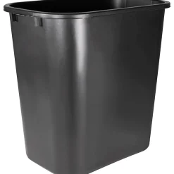 Sparco Rectangular Wastebasket, 7 Gallons, 15