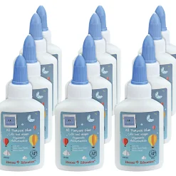 Sparco Washable School Glue, 1.25 Oz, White, Box Of 12 Bottles