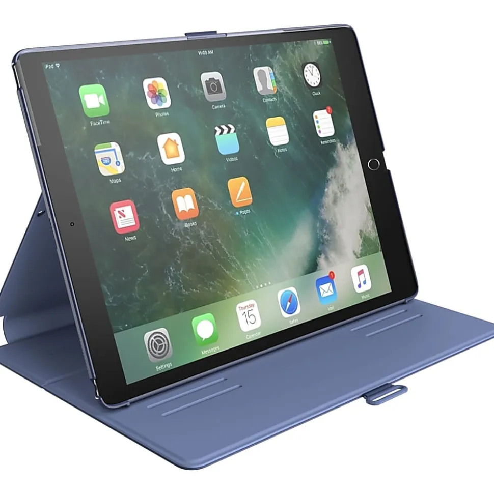 Speck Balance FOLIO Carrying Case (Folio) for 12.9" Apple iPad Pro Tablet - Marine Blue, Twilight Blue - 909155633
