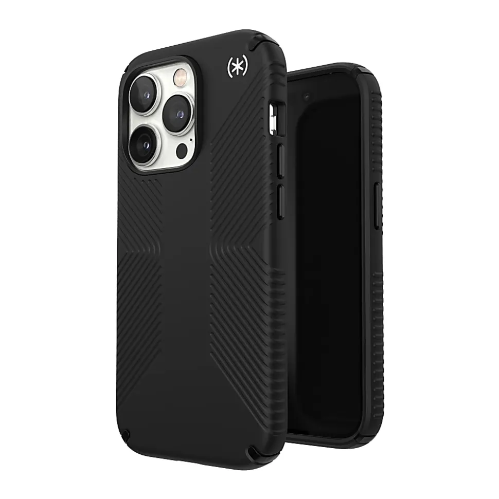 Speck Presidio® 2 Grip MagSafe® Case For iPhone® 14 Pro, Black, 150146-D143