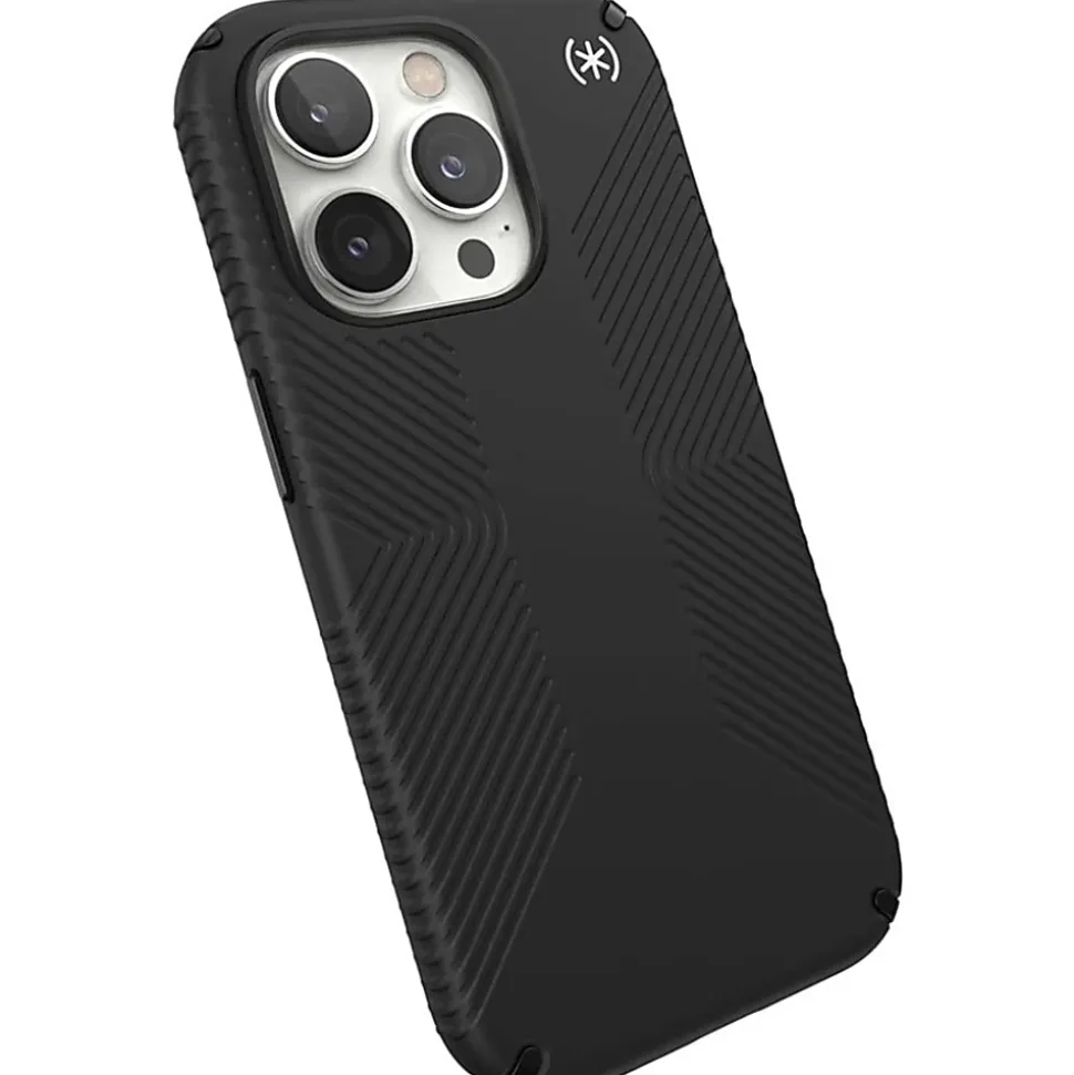 Speck Presidio® 2 Grip MagSafe® Case For iPhone® 14 Pro, Black, 150146-D143