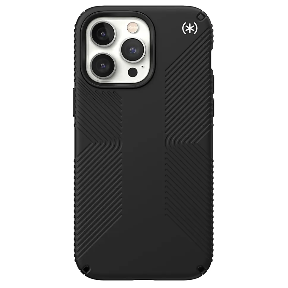 Speck Presidio® 2 Grip MagSafe® Case For iPhone® 14 Pro Max, Black, 150088-D143