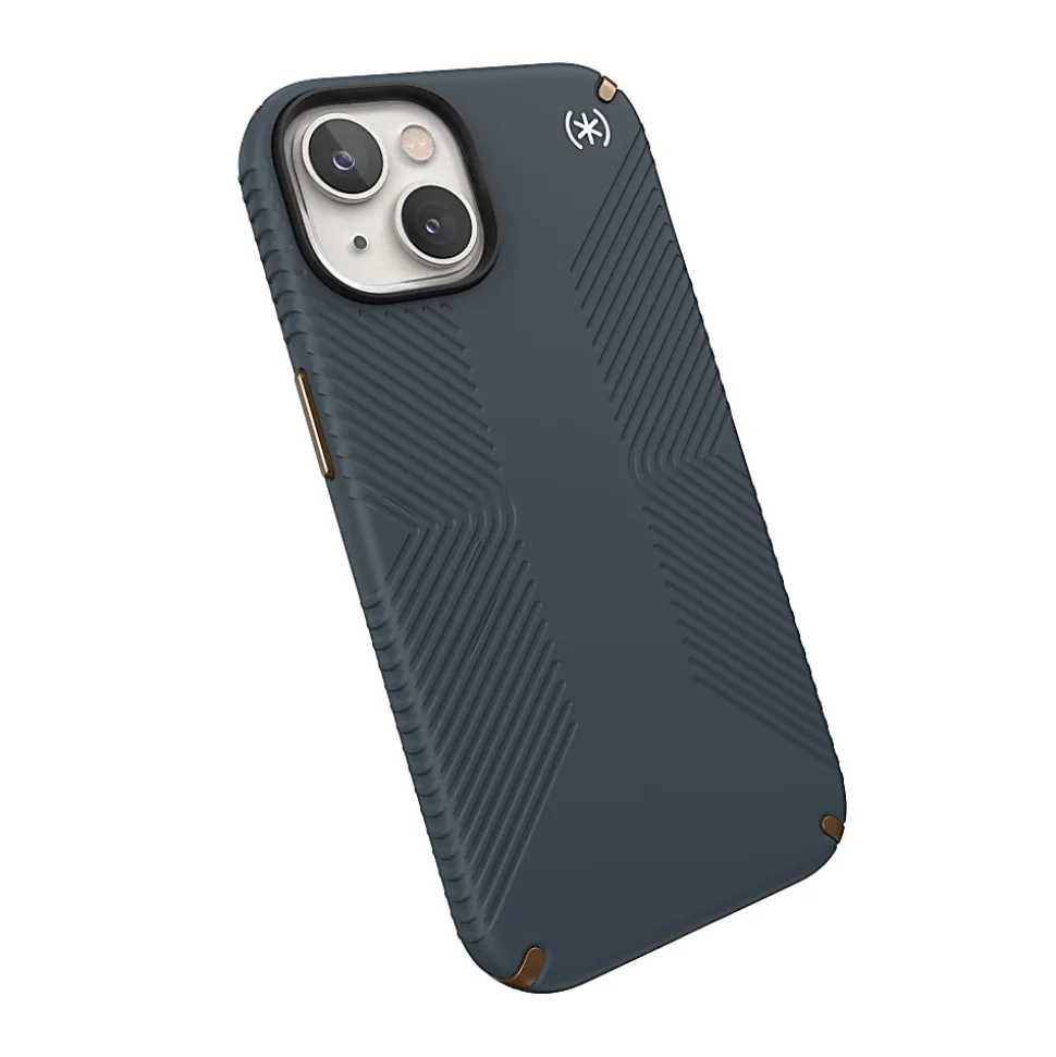 Speck Presidio2 Grip MagSafe iPhone® 14 Case, Charcoal, 150059-3068