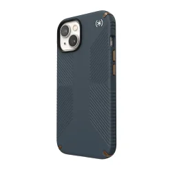 Speck Presidio2 Grip MagSafe iPhone® 14 Case, Charcoal, 150059-3068