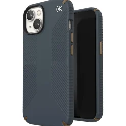 Speck Presidio2 Grip MagSafe iPhone® 14 Case, Charcoal, 150059-3068