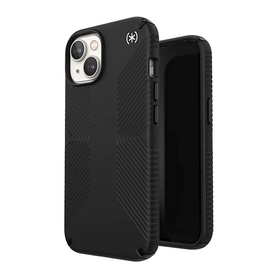 Speck Presidio2 Grip MagSafe iPhone® 14 Case, Black, 150059-D143