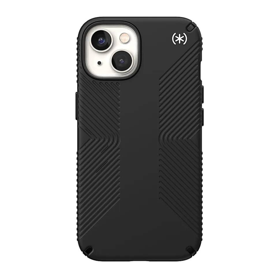 Speck Presidio2 Grip MagSafe iPhone® 14 Case, Black, 150059-D143