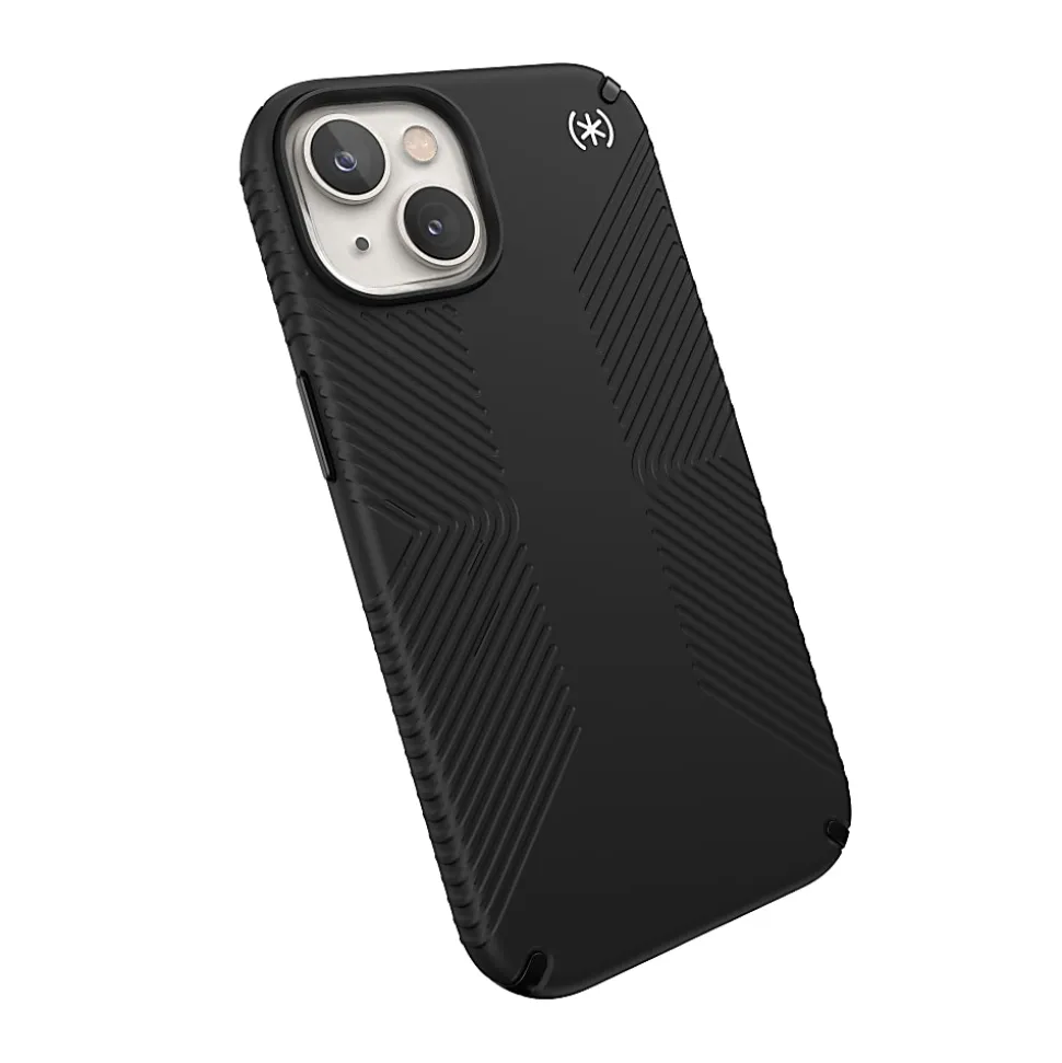 Speck Presidio2 Grip MagSafe iPhone® 14 Case, Black, 150059-D143