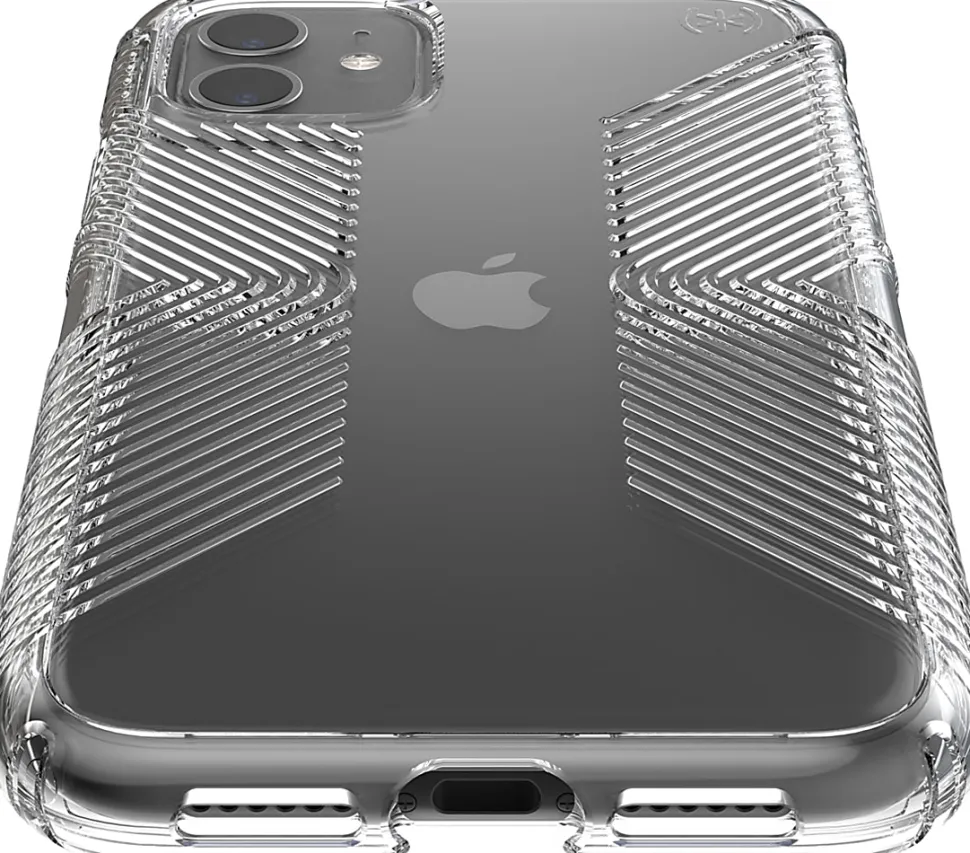 Speck Presidio Perfect-Clear Case With Grips For iPhone® 11, Clear