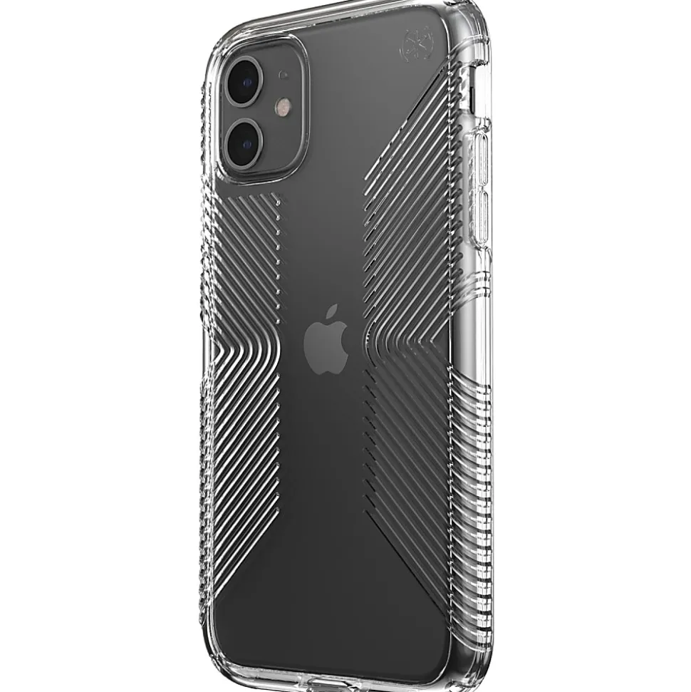 Speck Presidio Perfect-Clear Case With Grips For iPhone® 11, Clear