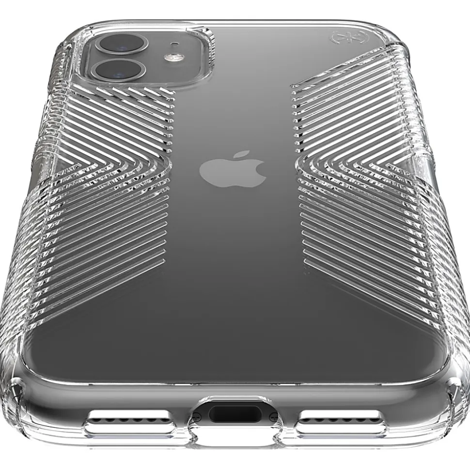 Speck Presidio Perfect-Clear Case With Grips For iPhone® 11, Clear