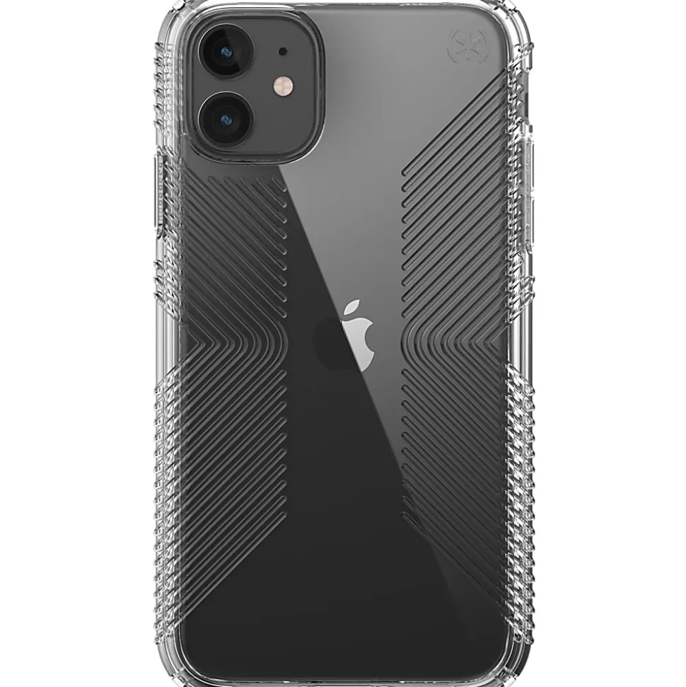 Speck Presidio Perfect-Clear Case With Grips For iPhone® 11, Clear
