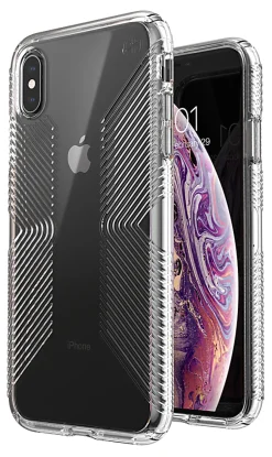Speck Presidio® Perfect-Clear Case With Grips, Clear, 136476-5085