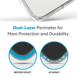 Speck Presidio® Perfect-Clear MagSafe® Case For iPhone® 14 Plus, Clear, 150090-3080