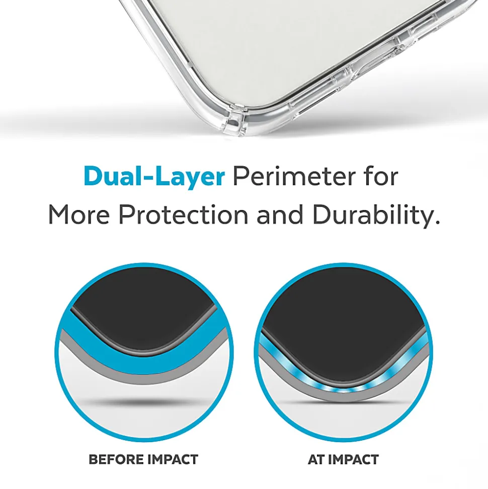 Speck Presidio® Perfect-Clear MagSafe® Case For iPhone® 14 Plus, Clear, 150090-3080