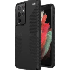 Speck Products Presidio 2 Grip Galaxy S21 Ultra Case, Black