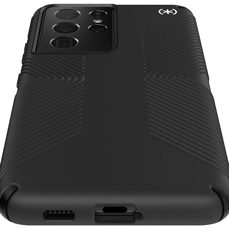 Speck Products Presidio 2 Grip Galaxy S21 Ultra Case, Black