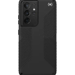 Speck Products Presidio 2 Grip Galaxy S21 Ultra Case, Black