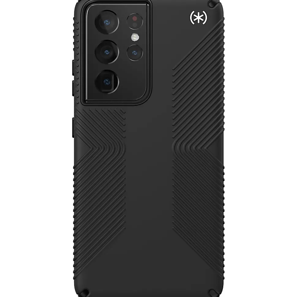 Speck Products Presidio 2 Grip Galaxy S21 Ultra Case, Black
