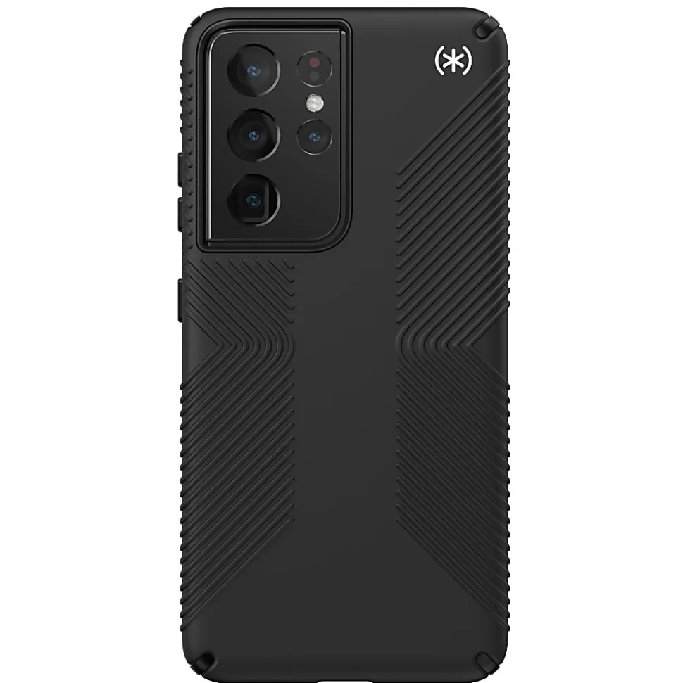 Speck Products Presidio 2 Grip Galaxy S21 Ultra Case, Black