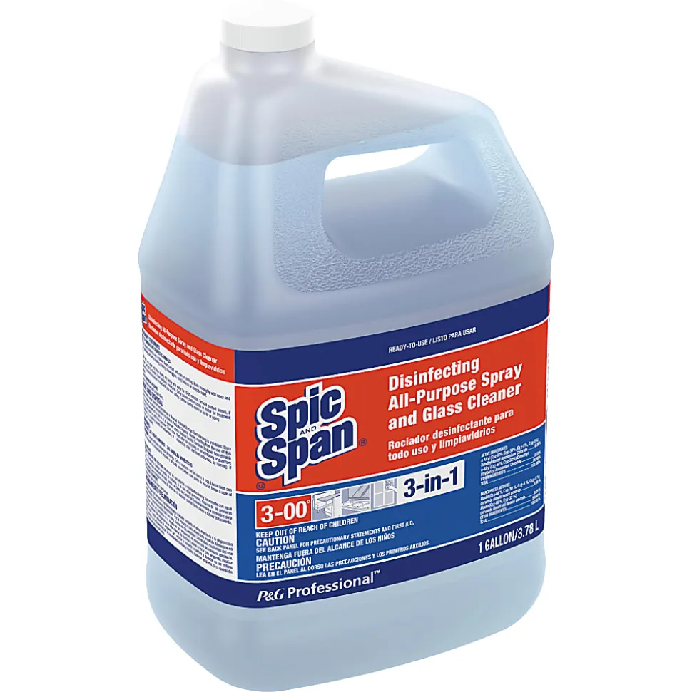 Spic And Span® Disinfecting All-Purpose Spray & Glass Cleaner, 128 Oz Bottle, Case Of 3