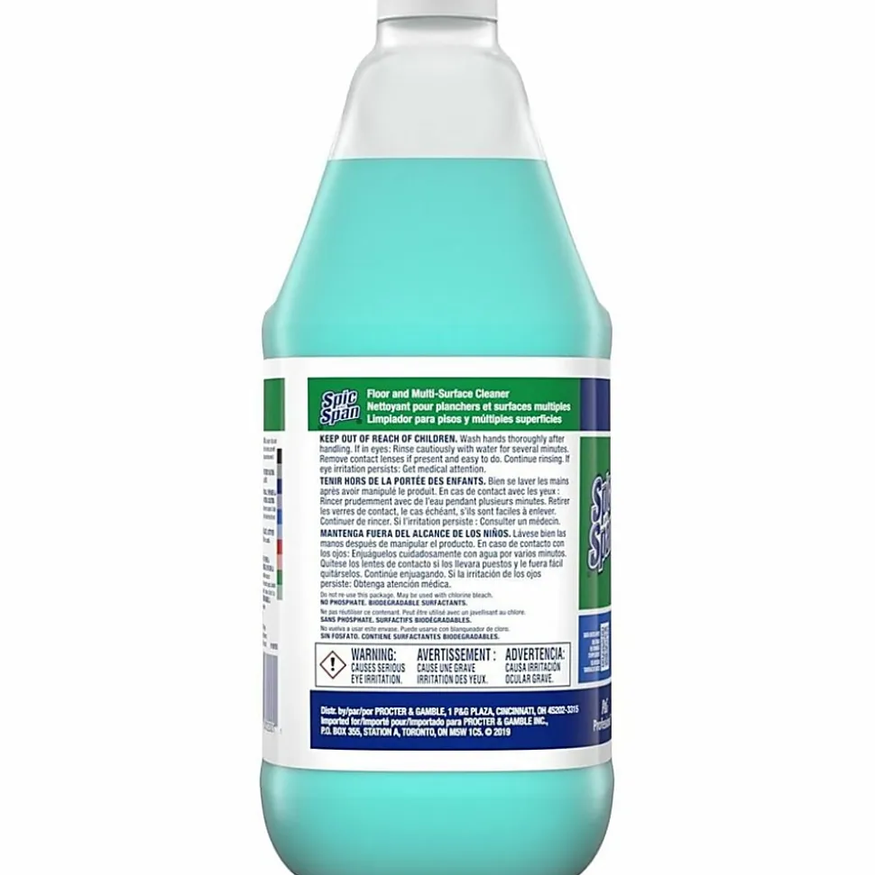 Spic And Span® Multi-Surface And Floor Cleaner, 128 Oz Bottle
