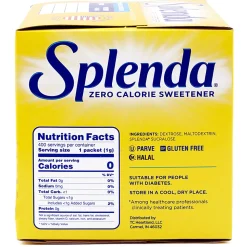 Splenda Artificial Sweetener Packets, Box Of 400 Packets
