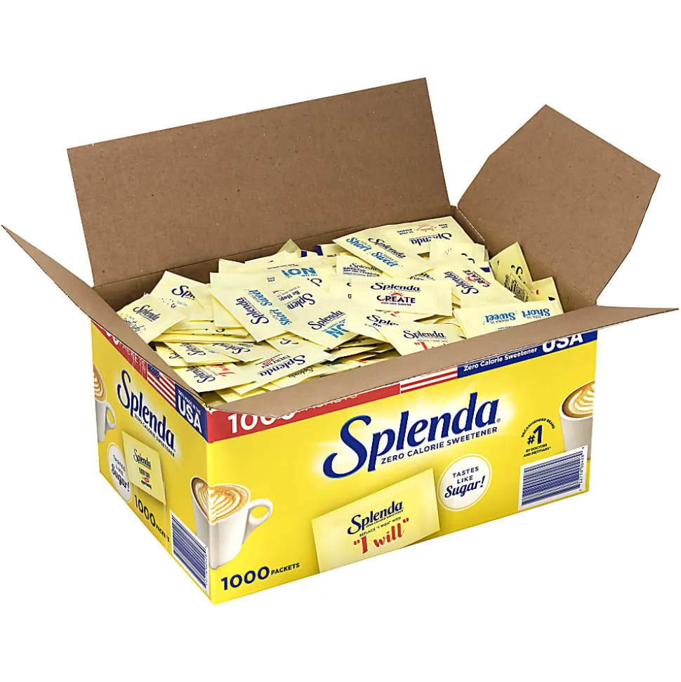 Splenda Sweetener Packets, Box of 1,000