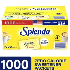 Splenda Sweetener Packets, Box of 1,000