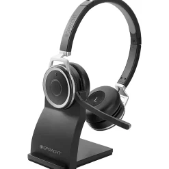 Spracht®ZUMBT Prestige Wireless Bluetooth Over-the-Head Binaural Headset, Black
