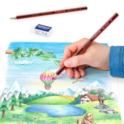 Staedtler Colored Pencils, Assorted Colors, Pack Of 24
