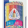 Staedtler® Duo Ended Color Pencils, Assorted Colors, Box Of 24