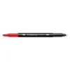 Staedtler Duo-Ended Markers, Fine/Ultra-Fine Points, Black Barrels, Assorted Ink Colors, Pack Of 18 Markers