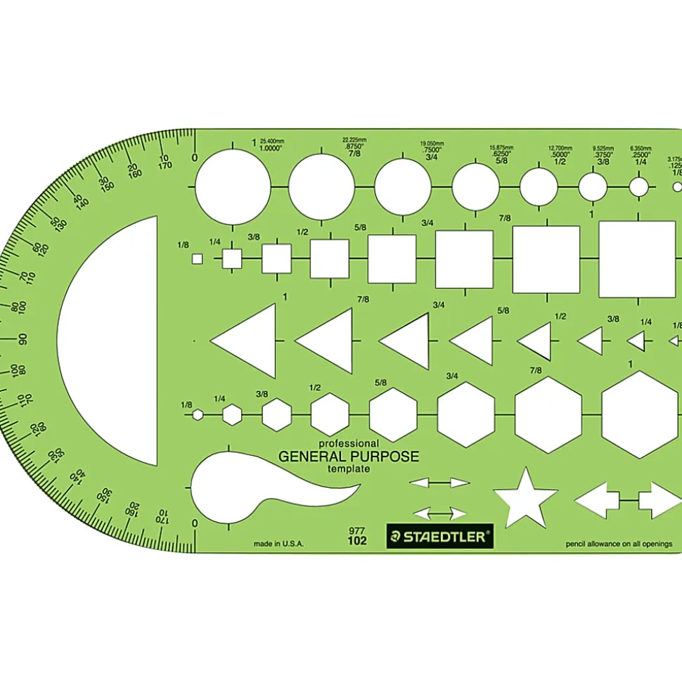 Staedtler® Mars® Template, General Purpose