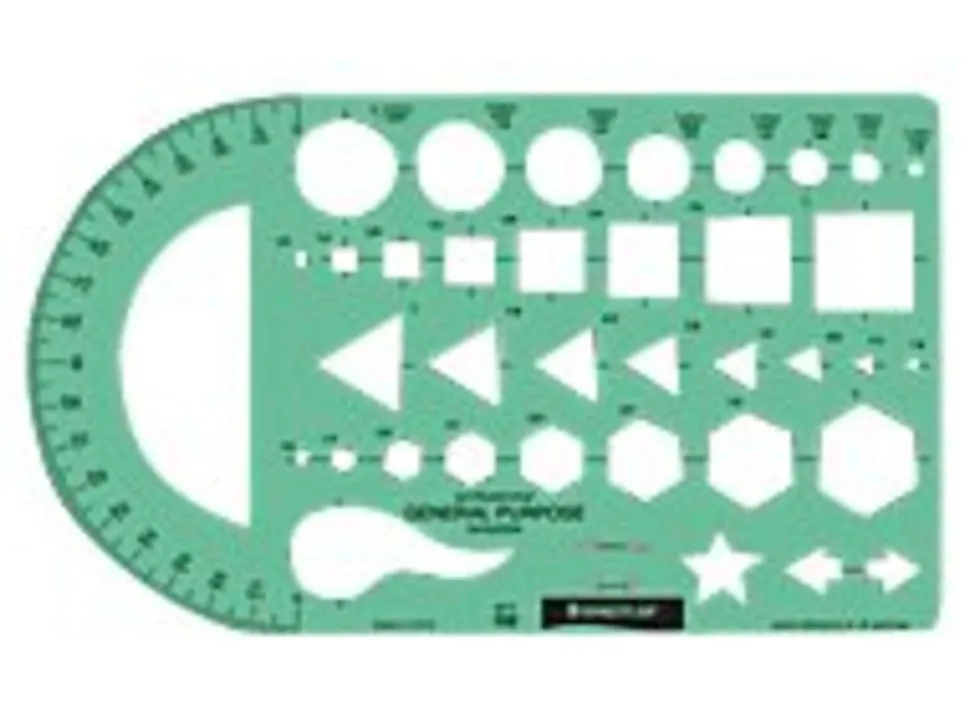 Staedtler® Mars® Template, General Purpose