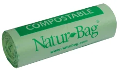 StalkMarket 0.8 Mil Compostable Trash Liners, 33 Gallons, Box Of 200 Bags