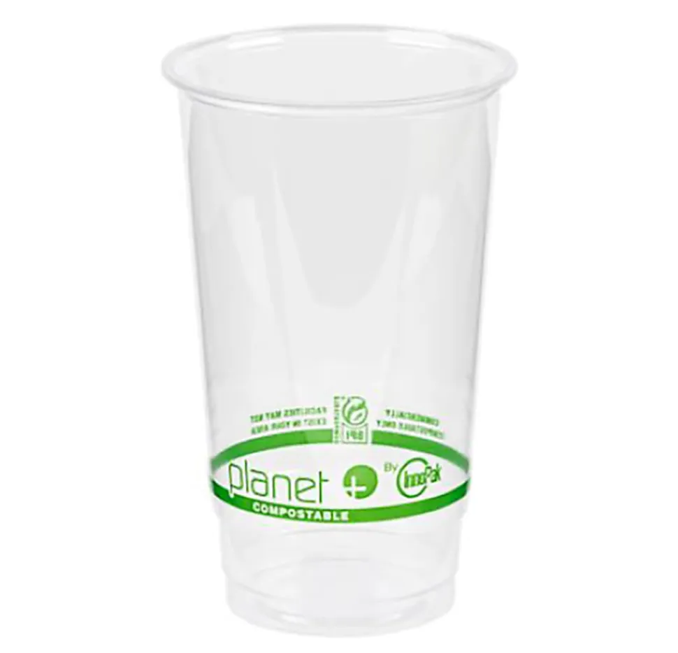 StalkMarket Planet+ Compostable Cold Cups, 24 Oz, Clear, Pack Of 1,000 Cups