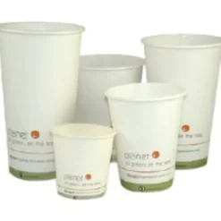StalkMarket Planet+ Compostable Hot Cups, 16 Oz, White, Pack Of 1,000 Cups