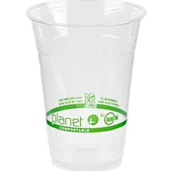 StalkMarket Planet+ Compostable Cold Cups, 16 Oz, Clear, Pack Of 1,000 Cups