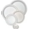 StalkMarket Round Plates, 9", White, Pack Of 500 Plates