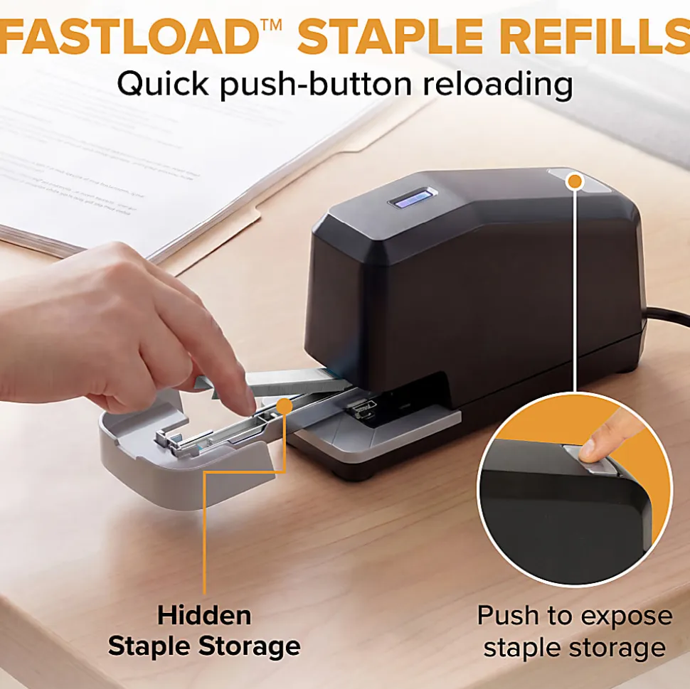 Stanley Bostitch Bostitch B8 Impulse 45 Electric Stapler, Black