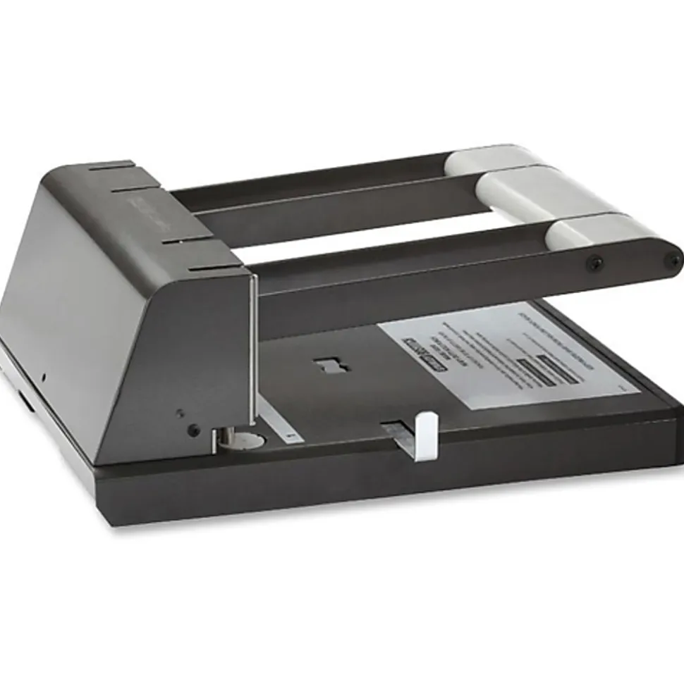 Stanley Bostitch Bostitch Xtreme Duty 2 3 Hole Adjustable Punch With Antimicrobial Protection, Black