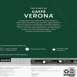 Starbucks® K-Cup Caffe Verona Coffee - Compatible with Keurig Brewer - K-Cup - Caffe Verona - 24/Box - 4 / Carton