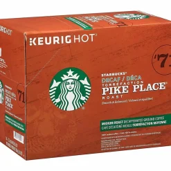 Starbucks® K-Cup Decaf Pike Place Roast Coffee, 24/Pack, 4/Box, 12434952CT