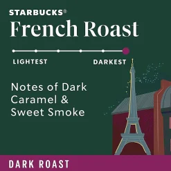 Starbucks® Single-Serve Coffee K-Cup®, French Roast, Carton Of 24