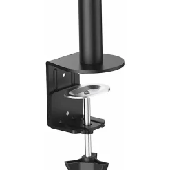 StarTech.com Desk Mount Monitor Arm 34 inch VESA Displays - Articulating Single Monitor Pole Mount - Height Adjustable Arm - Clamp/Grommet