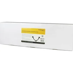 StarTech.com Dual Monitor Arm - USB Hub and Audio Ports in Base - Monitors up to 32" - VESA Monitor Stand Desk Mount