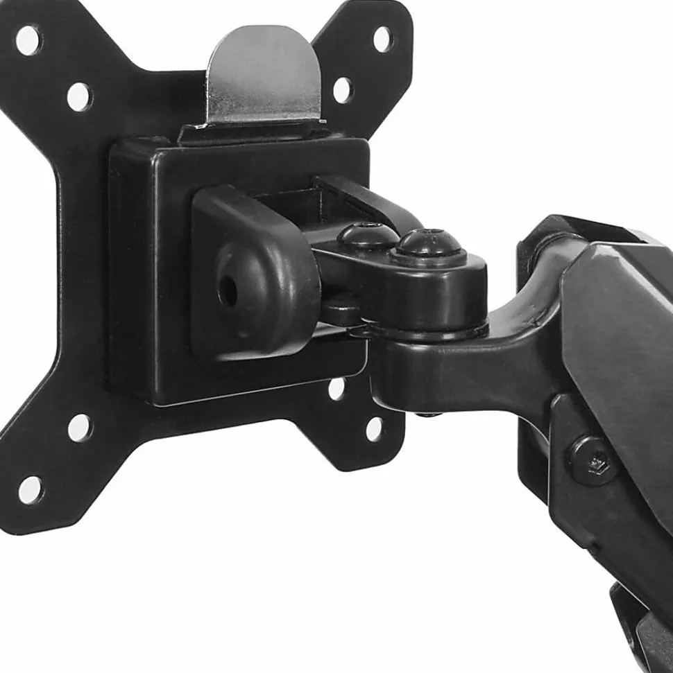 StarTech.com Dual Monitor Arm - USB Hub and Audio Ports in Base - Monitors up to 32" - VESA Monitor Stand Desk Mount