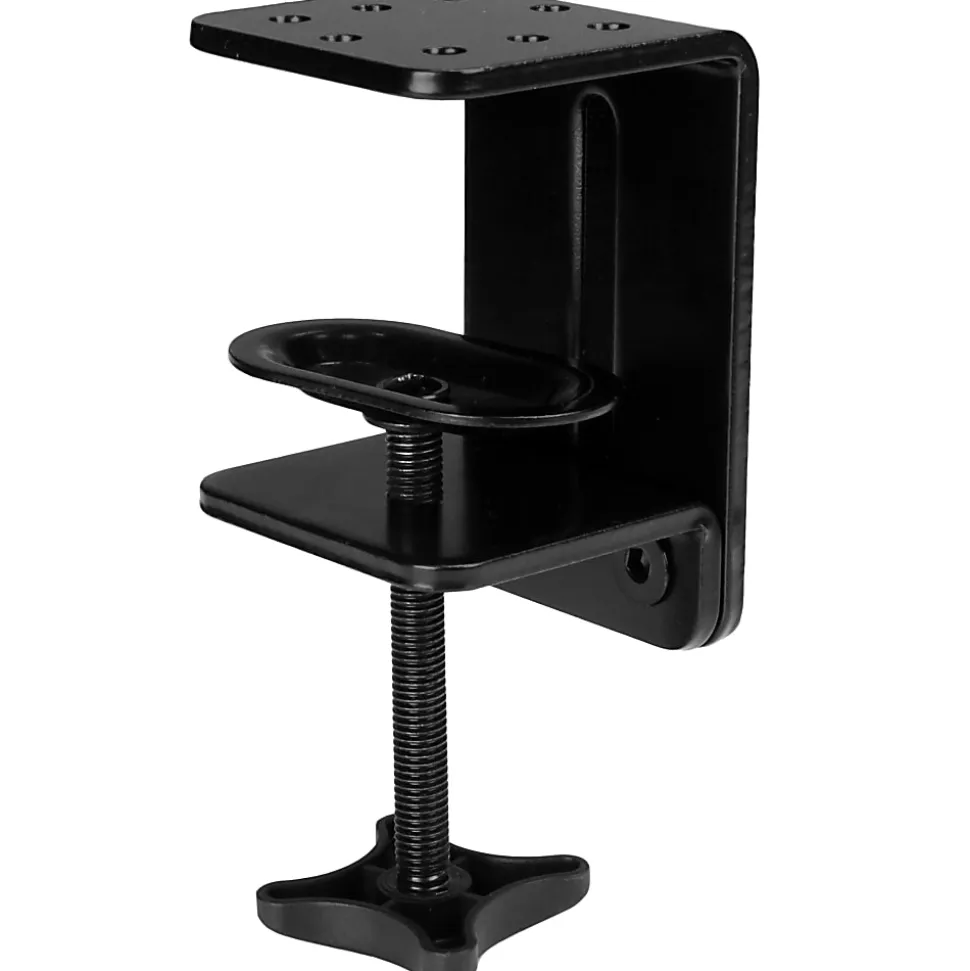 StarTech.com Dual Monitor Arm - USB Hub and Audio Ports in Base - Monitors up to 32" - VESA Monitor Stand Desk Mount