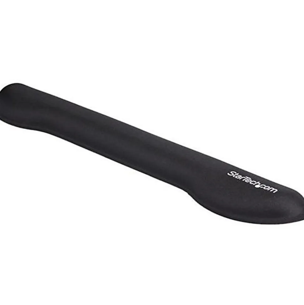 StarTech.com Foam Keyboard Wrist Rest Ergonomic Wrist Support Padded Keyboard Desk Cushion for Typing Black Computer Hand & Arm Rest